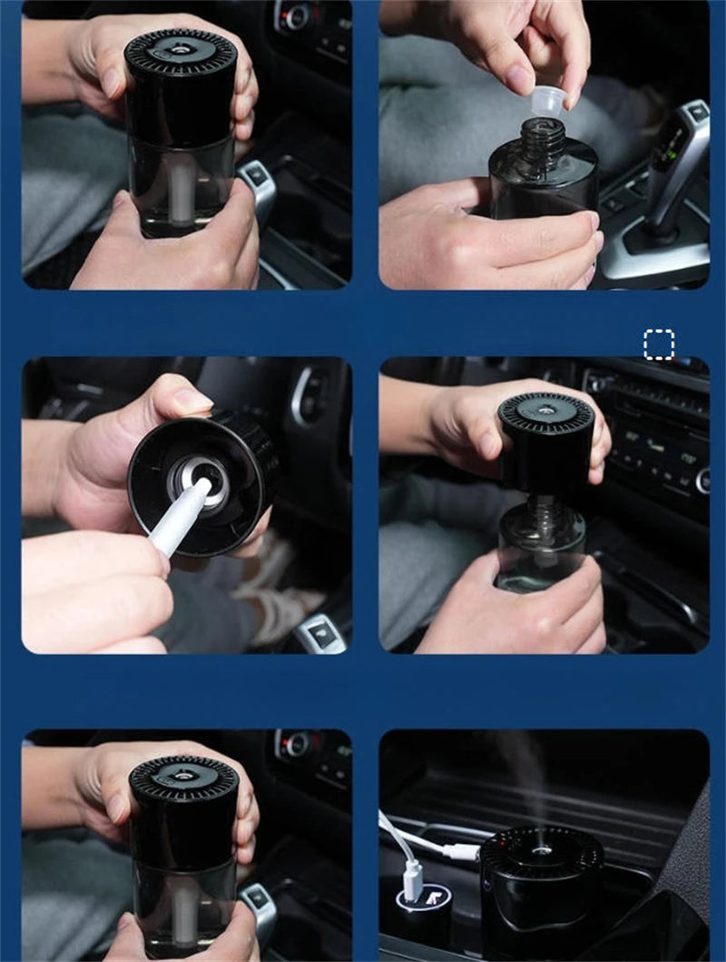 Russia Car Easy Aroma Diffusers Free Match Essential Oil With Water USB Power Cute Simple Ultrasonic Cool Fog Mist Diffuser