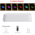 New Flame Ultrasonic Air Diffuser with Remote Control Cool Mist Maker 3D Simulation Air Humidifiers Aroma Essential Oil Diffuser