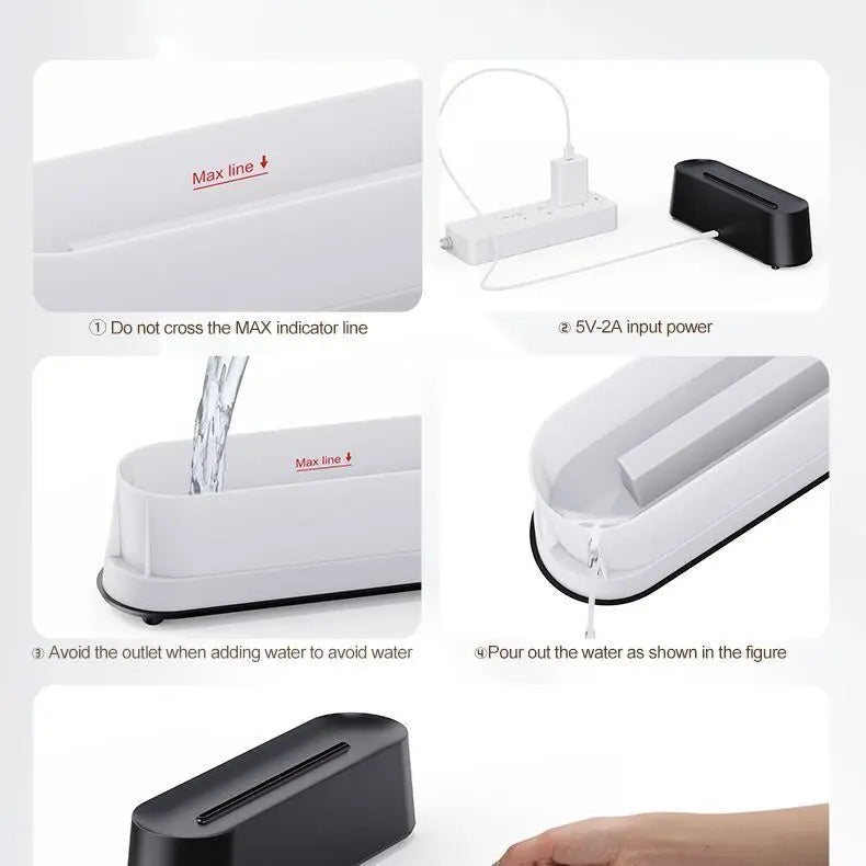 New Flame Ultrasonic Air Diffuser with Remote Control Cool Mist Maker 3D Simulation Air Humidifiers Aroma Essential Oil Diffuser